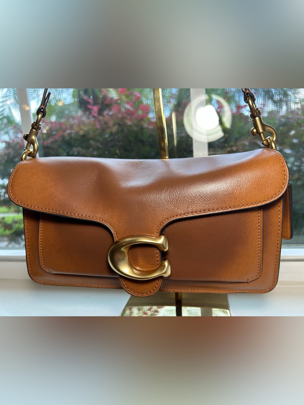 NWOT🌸COACH Tabby 26 Loved Leather Distressed Brown Shoulder Bag (Soft Tabby) - Picture 6 of 16